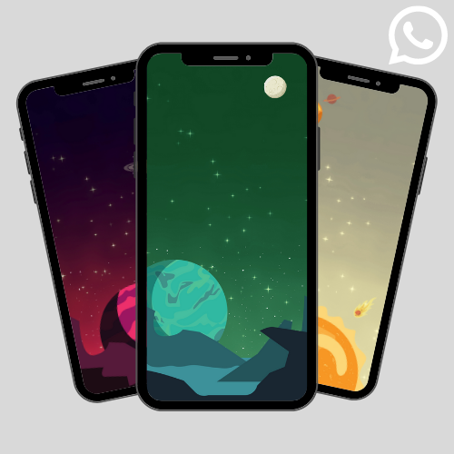 WhatApp Dark & Lite Mode Wall Paper Pack - Free