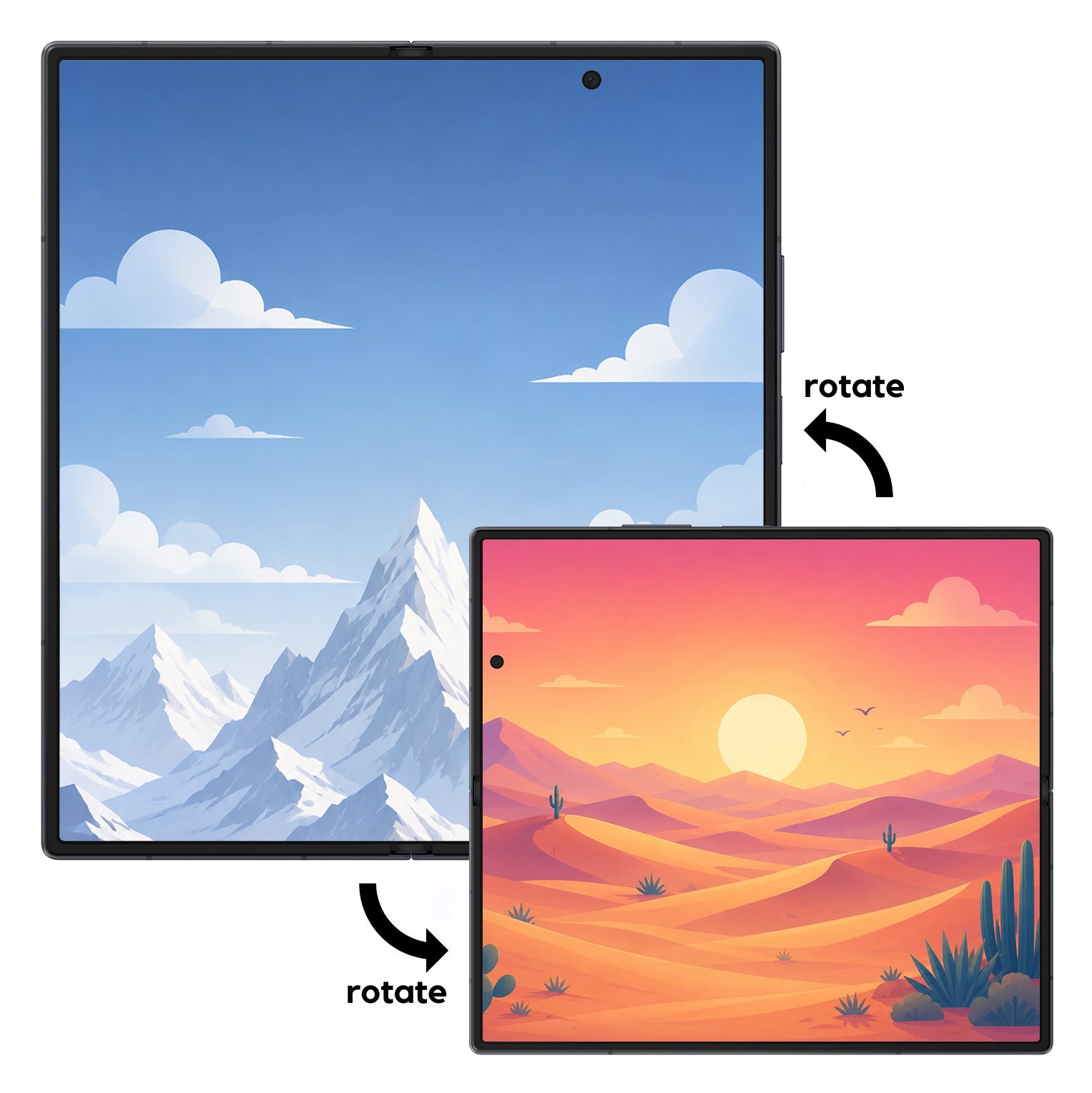 Samsung Galaxy Z Fold 8 Ultra - Free Wallpapers