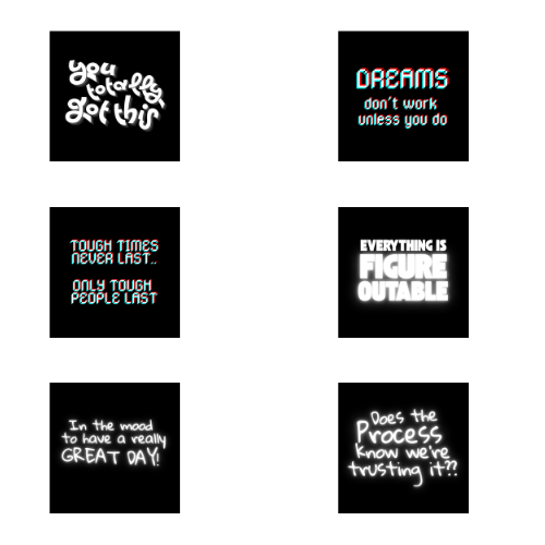 Inspirational Quote Pack of 6 - Free