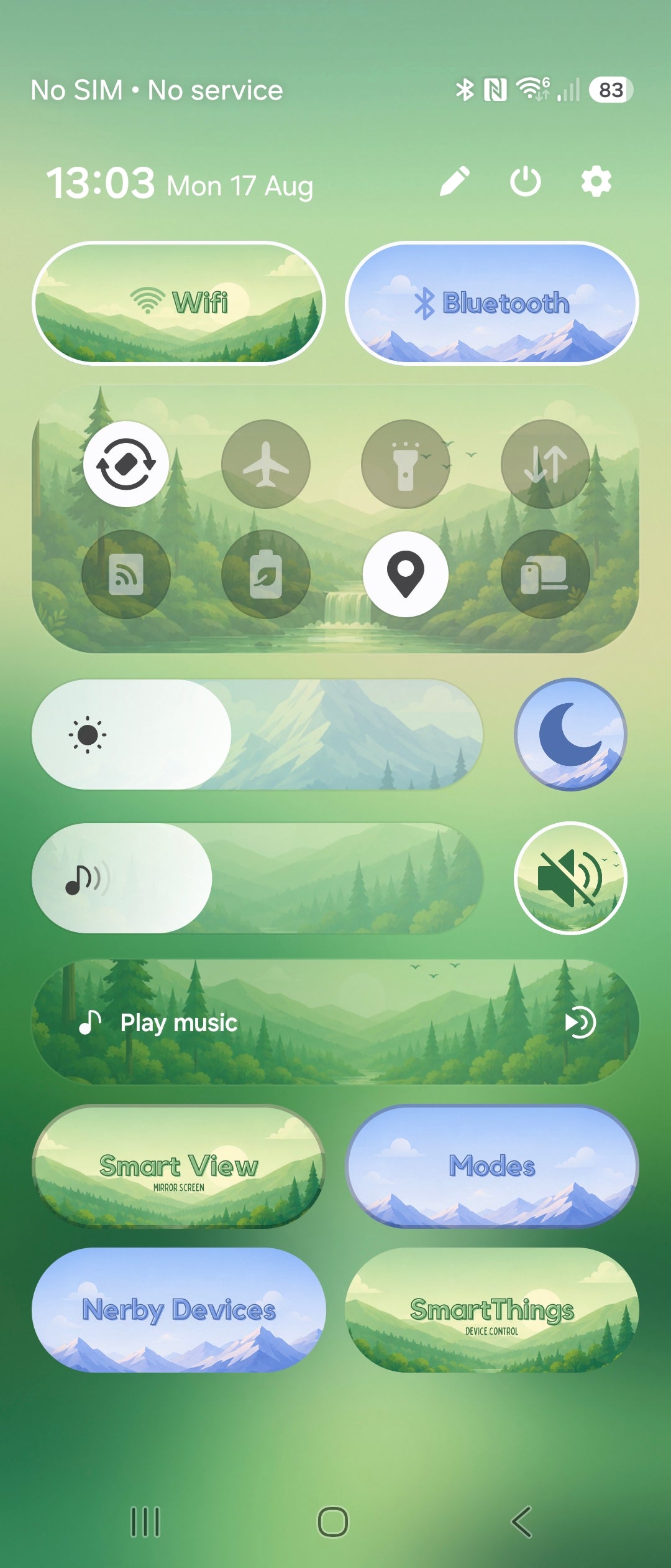 Samsung - Quick Settings Panel