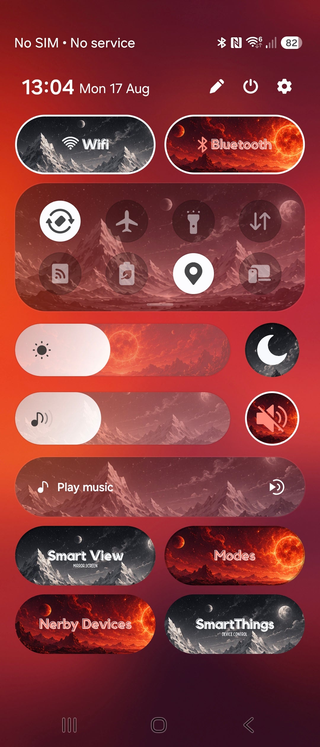 Samsung - Quick Settings Panel