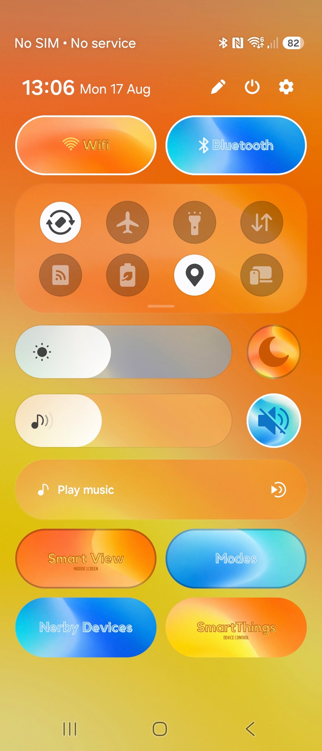 Samsung - Quick Settings Panel